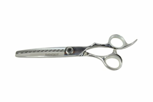 Sabeltand Enkele Effileerschaar 15,5 cm - EEF6 VG10 - 12 Tands - Hondenschaar Trimschaar