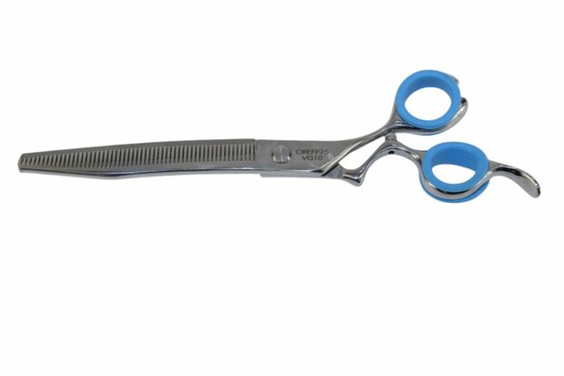 Sabeltand Enkele Effileerschaar 19 cm - OREFF75 VG10 - 56 tands - Hondenschaar Trimschaar