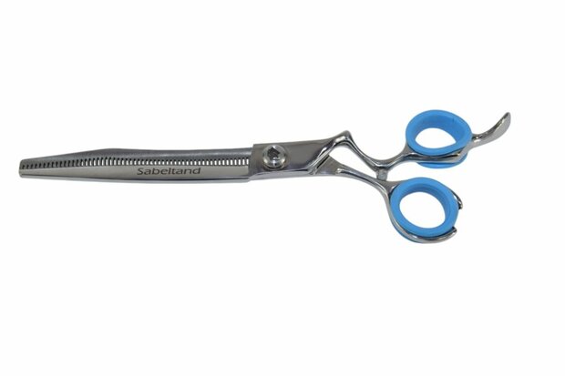 Sabeltand Enkele Effileerschaar 19 cm - OREFF75 VG10 - 56 tands - Hondenschaar Trimschaar