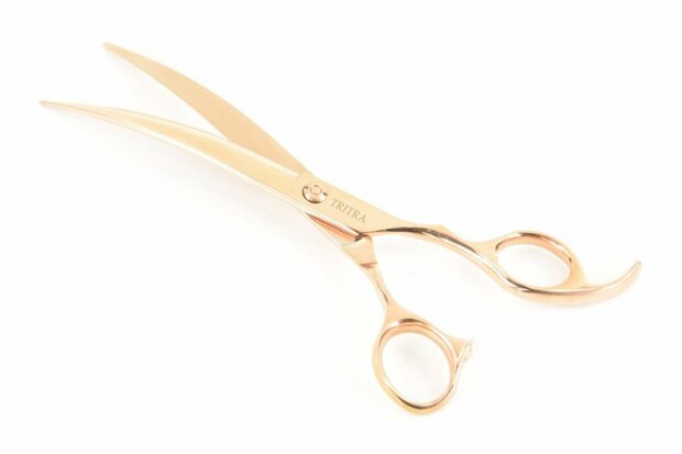 Tritra RGR 24076 - 440C - Gebogen 19 cm - Hondenschaar Trimschaar