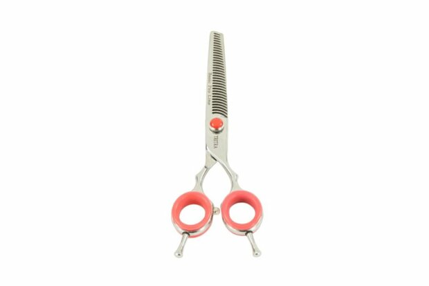 Tritra Basic Pro Line 029 - Dubbele Effileerschaar 16 cm - Hondenschaar Trimschaar