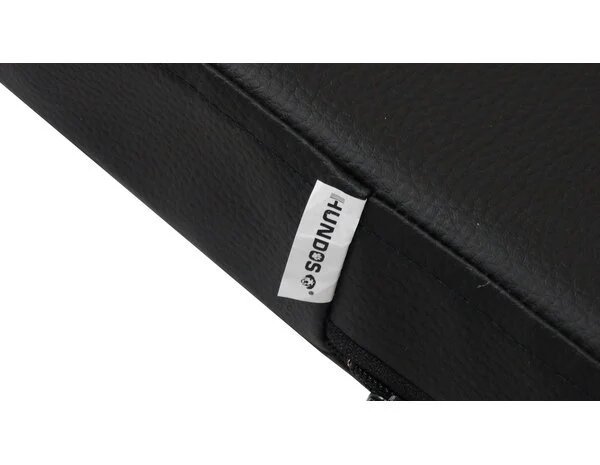 Benchkussen Leatherlook Zwart - Extra Hoog - Diverse Maten