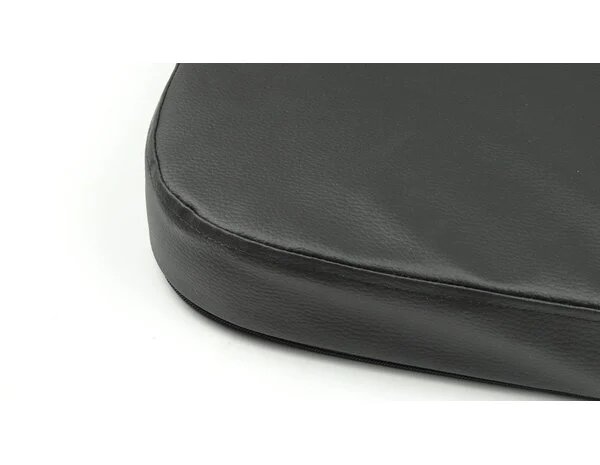 Benchkussen Leatherlook Zwart - Extra Hoog - Diverse Maten