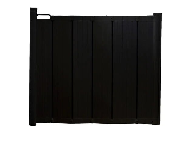 Hondenhek Deurhek - Traphek Uitschuifbaar - Zwart - 55-92 cm