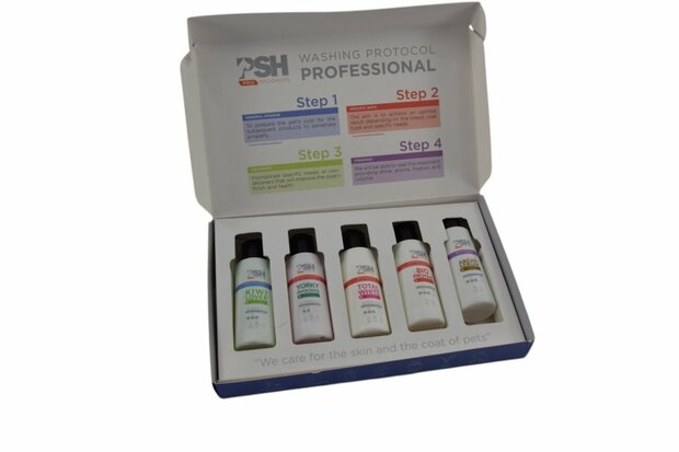 PSH Hondenshampoo Intro Kit - Professional - 5 flesjes