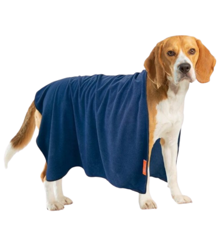 Hondenhanddoek Tritra - Blauw - 90 x 56 cm