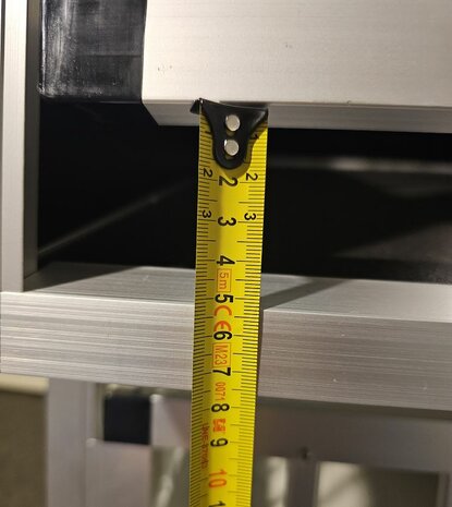 Autobench Enkel Aluminium 69x54x50 cm - Lichtgrijs