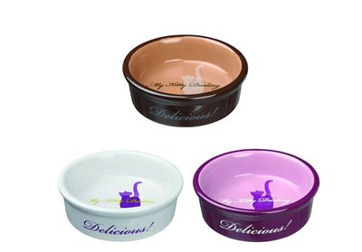 Eet-/Drinkbak Aardewerk (13 cm) - Diverse Kleuren