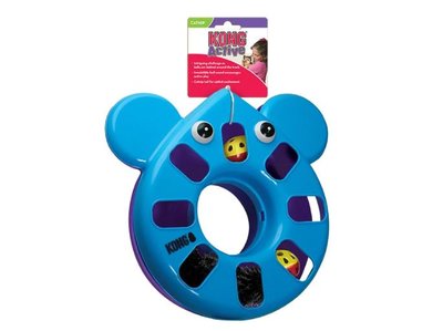 KONG Cat Puzzle Toy - Muis Blauw - Kattenspeelgoed