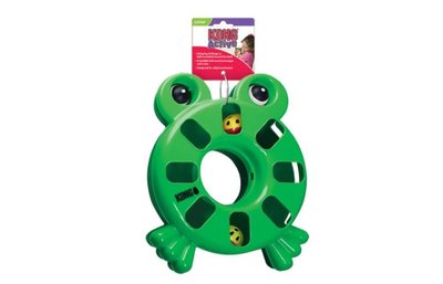 KONG Cat Puzzle Toy - Kikker Groen