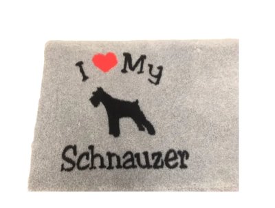 Vetbed I Love My Schnauzer - Anti-Slip - Diverse maten