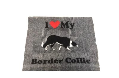 Vetbed I Love My Border Collie - Anti-Slip - Diverse maten