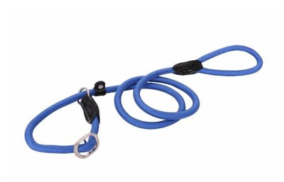 Retrieverlijn - Jachtlijn Blauw met Stop - Freestyle (130 cm - 13 mm)