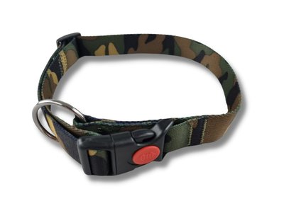 Nylon Halsband Camouflage - Camo Line - Verstelbaar (30-45 cm)