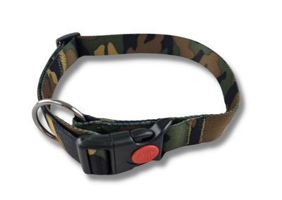 Nylon Halsband Camouflage - Camo Line - Verstelbaar (35-55 cm)