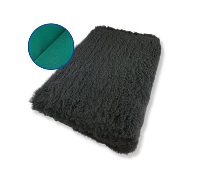 Vetbed PROF® Groene Backing Zwart Effen - Rol van 10 Meter