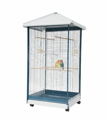 Strong Vogelkooi Refugio - Antraciet - 66 x 59 x 146 cm