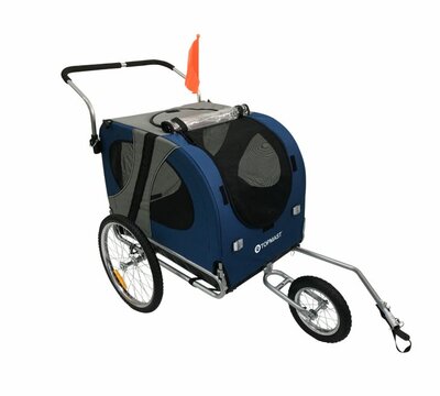 Hondenfietskar Starline Original Jogger Large - Blauw - Opvouwbaar