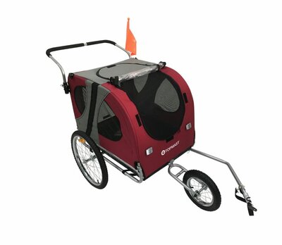 Hondenfietskar Starline Original Jogger Large - Rood - Opvouwbaar