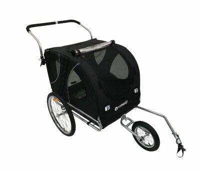 Hondenfietskar Starline Original Jogger Large - Zwart - Opvouwbaar