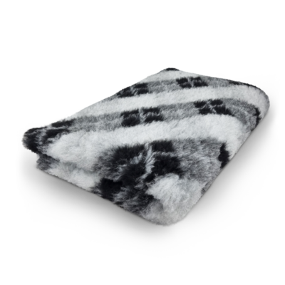 Vetbed Diamant Raute - Schwarz Grau Weiß - Gummi Anti Rütsch - Rolle 10 Meter