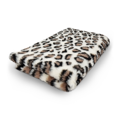 Vetbed Leopard Braun Beige - Gummi Anti Rütsch -  Verschiedene Größen