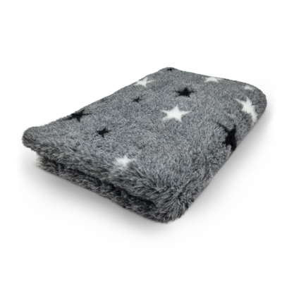 Vetbed Starry Night - Grau - Gummi Anti Rütsch - 150x100 cm - 5 Stück