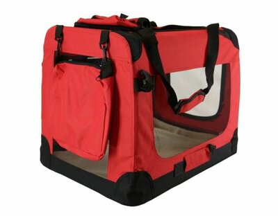 Nylon Reisbench Luxe Rood XS (50 cm) - Softbench - Opvouwbaar