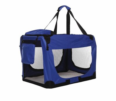 Nylon Reisbench Blauw M (70 cm) - Softbench - Opvouwbaar