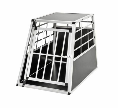 Autobench Enkel Aluminium 91x65x69 cm - Zwart