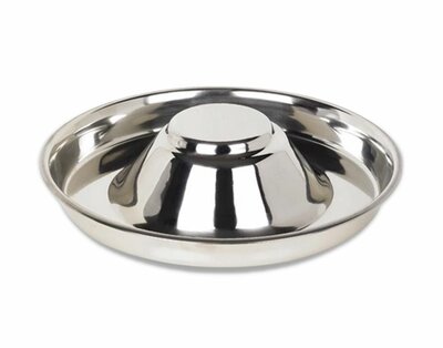 RVS Puppytrog - Puppyschaal - Voerbak (38 cm)