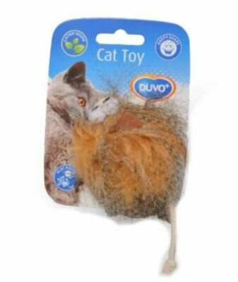 Cattoy Wooly Bruin Beige - Kattenspeelgoed