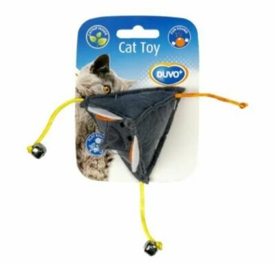 Cattoy Vilten Muis Grijs - Kattenspeelgoed