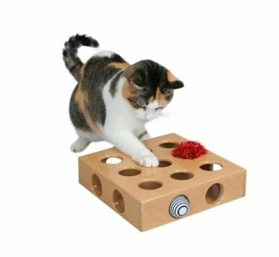 Wooden Cat Play - Kattenspeelgoed