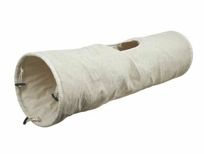 Tunnel Kattenspeeltunnel XL 90x25cm Beige