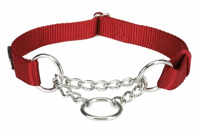 Anti-Trek Halsband - Premium Serie - Rood - Diverse Maten
