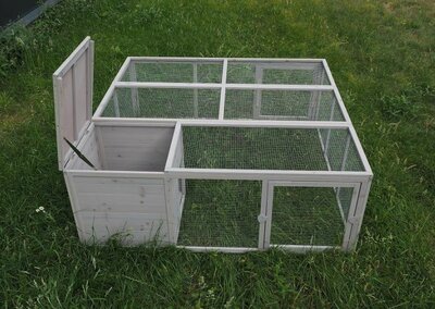 Konijnenren XL 160 x 160 x 60 cm Hoog