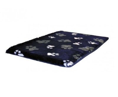 Benchkussen Teddybont Blauw + Voetprint - Diverse Maten