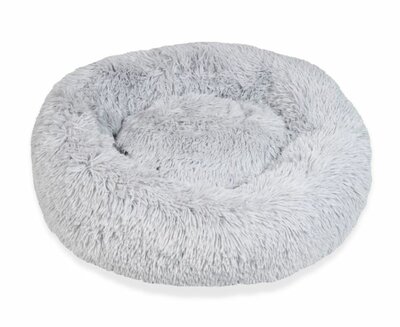 Fluffy Donut Hondenmand Kattenmand - Supersoft - Grijs - Made in Europe