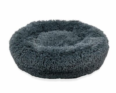 Fluffy Donut Hondenmand Kattenmand - Supersoft - Antraciet - Made in Europe