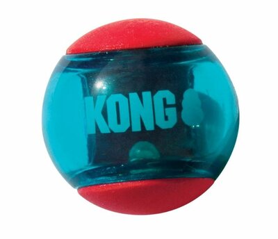 KONG Squeezz Action Ball Red - 3 stuks - Maat S