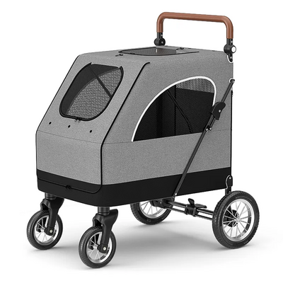 Hondenbuggy Big Smart - Grijs - 4 Wielen
