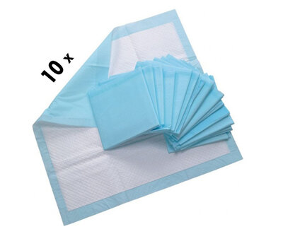 Trainingsmatten - 10 Stuks - Puppy Training pads · 60x60 cm