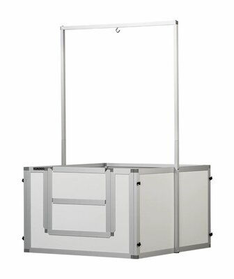Werpkist M - 80x80x50 cm - Met Warmtelampbeugel