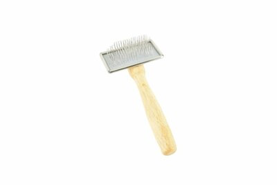 Slicker Borstel - Hondenborstel - Hout - Tritra - S - 4,5x6 cm