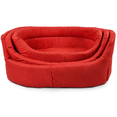 Foambed - Comfort Hondenmand - Rood -  Set van 3