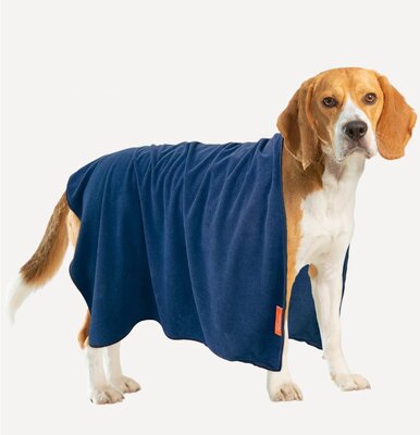 Hondenhanddoek Tritra - Blauw - 90 x 56 cm