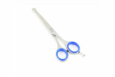 Tritra Basic 005 - Gebogen 15 cm - Stompe punt - Hondenschaar Trimschaar