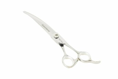 Sabeltand Poedelschaar - Gebogen 20,3 cm - GBBR8 VG10 - Hondenschaar Trimschaar