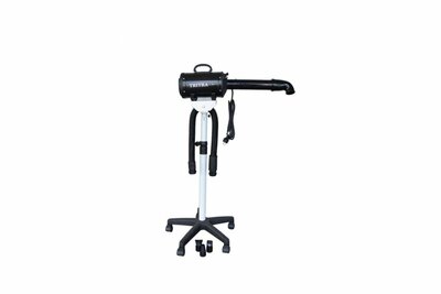 Tritra Föhn Zwart Professioneel (2200 Watt) op Voet met Tuit